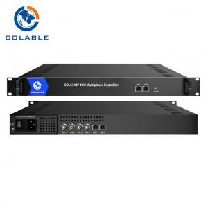 China 4 Channels ASI IP Multiplexer Scrambler Digital TV Headend IP MUX Scrambler COL5344P supplier