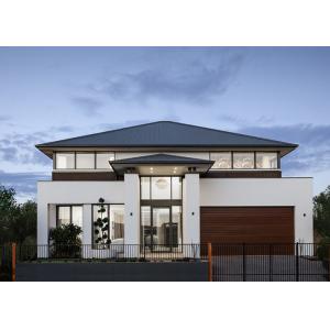 China High-quality ultra modern prefab homes in light gauge steel frame home building kits supplier