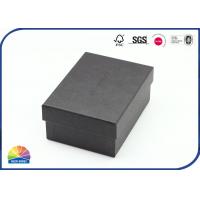 China Black Specialty Paper Handmade Gift Box Fragile Product Package on sale
