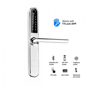 304 SS Electronic Door Locks Outdoor Waterproof Biometric Fingerprint Scanner Keyless