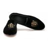 China Luxury Mens Velvet Loafers Strap Casual Style Black Velvet Suede Shoes wholesale