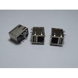 8 Pin / 10 Pin Rj45 Connector Shieded 21.5mm GigaBit Ethernet 10 / 100 / 1000BASE