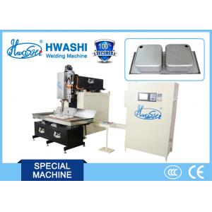 Hwashi uma da emenda automática do CNC da C.A. da garantia 9.5V do ano máquina de soldadura de aço inoxidável para o dissipador de /Restaurant do hotel