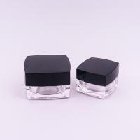 China Square Acrylic Cosmetic Jars For Anti Aging Eye Cream 15g 30g 50g Empty Cream Container on sale