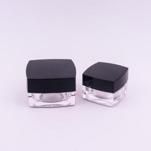 Square Acrylic Cosmetic Jars For Anti Aging Eye Cream 15g 30g 50g Empty Cream Container