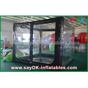 China Transparent Inflatable Tent Custom Black Inflatable Air Tent For Promotion Or Commercial Advertising supplier