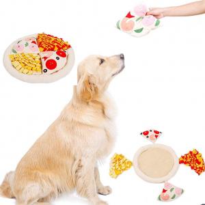 Pizza Design ODM Pet Snuffle Mat For Dogs Iq Training Removable Toys