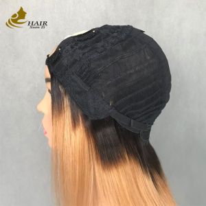 China Breathable And Comfortable Glueless U Part Wigs wholesale