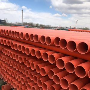 China DN110mm MPP Underground Electrical Conduit Plastic Pipe supplier
