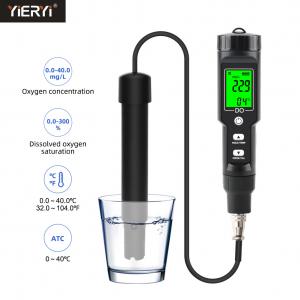 China Aquaculture 40.0mg/L Waterproof Dissolved Oxygen Meter supplier