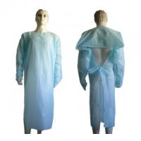 China Breathable Disposable Plastic Gowns , Anti Blood Disposable Medical Clothing on sale