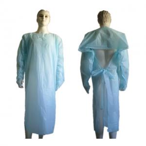 China Customizable Clear Disposable Plastic Gowns Medical Clothing Anti Blood supplier