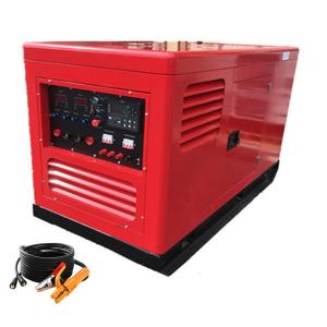 China 300 Amp 400a 500a Silent Welding Generator / Diesel Powered Welder 1500rpm supplier