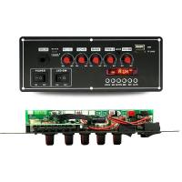 China Voice Recorder Function 2x20W 7.4V Wireless Wired Microphone Trolley Speaker Sound Bt Decoder Amplifier Board on sale