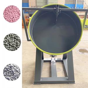 China Round Ball Organic Pellets Fertilizer Production Line With Disc Granulator supplier