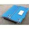 Stacking Turnover Container Warehouse Shelves Storage Metal Pallet Bins Crates