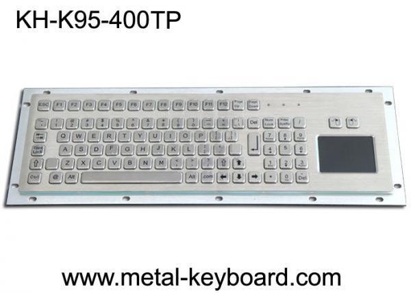 95 Keys Metal Industrial Keyboard Layout Customizable 30mA Waterproof