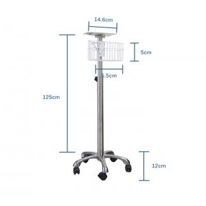 30kg Load Capacity Hospital Patient Trolley Packing Size 69cm(L) X 21cm(W) X 46cm(H)