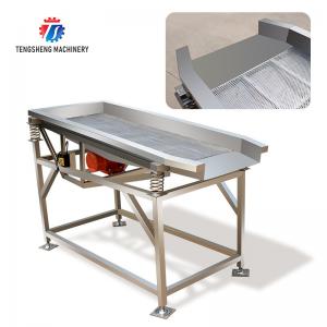 Stainless Steel Vibrating Screen Fruit And Vegetable Drain Machine