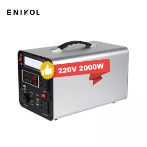 Solar Energy Storage Portable Power Station 1500W 2000W For Outdoor Camping
