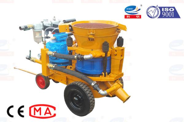 High Efficiency Small Pneumatic Shotcrete Machine Convenient Operation