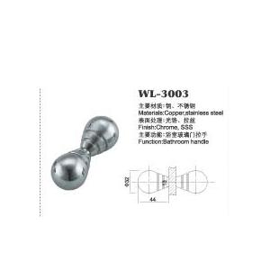 China shower door hardware shower door knob WL-3003 Dia.32x44mm glass door handle supplier