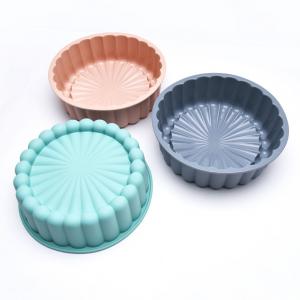 China Multicolor Sunflower Silicone Cake Mould Reusable 19.5x6.1cm supplier