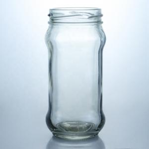 Clear Glass Jam Honey Jelly Storage Jar with Metal Seal Lid 25 ml to 1000 ml