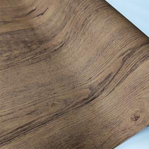 Textured Wood Grain Effective Lamination PVC Film Roll For Furniture Decoration