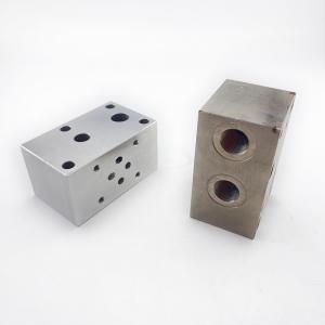 China RoHS Certified Aluminum Hydraulic Multiple Station Valve Block with Tolerance of /-0.005mm supplier