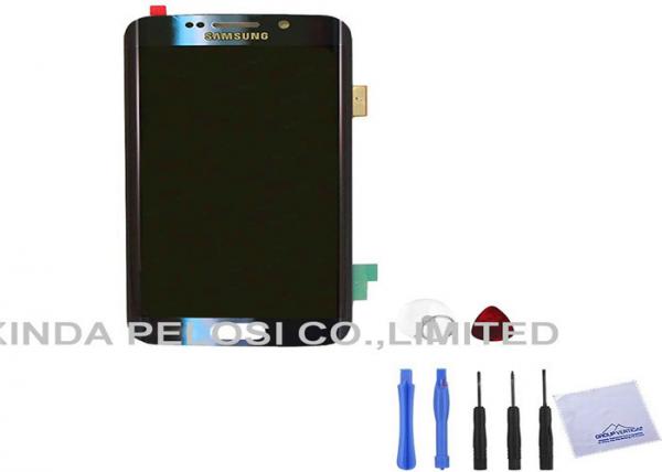 White Blue S6 LCD Screen Digitizer Assembly 2560 X 1440 Pixel Easy Operation