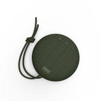 China Small Army Green Wireless Bluetooth Speaker Farbic Material 800mAh 10M range on sale