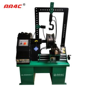 China 0.55kw Automatic Wheel Straightening Machine Equipment Full Teeth Dual Cylinder Rim Processing Machine supplier