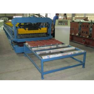 China Steel Roof Tile And Wall Panel Roofing Sheet Forming Machine 6.5KW supplier