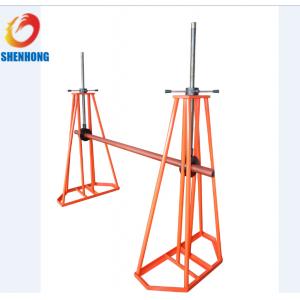 ISO Underground Cable Installation ToolsReel Payout Stand for Power Construction