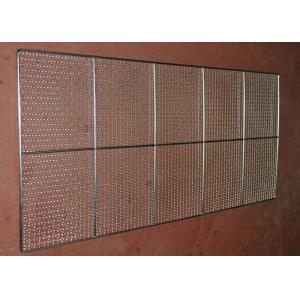 Food Grade Wire Mesh Tray , Wire Basket Cable Tray For Oven Food Processing