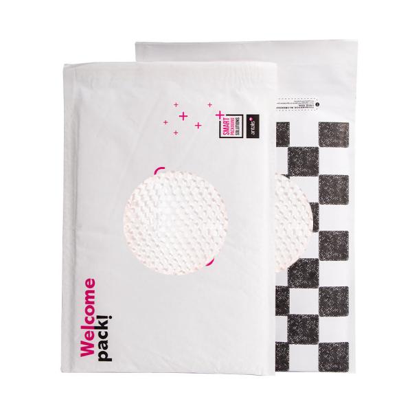 Estructura de panal de miel Papel con almohadilla de correo reciclable sobres personalizados con almohadilla a prueba de choques