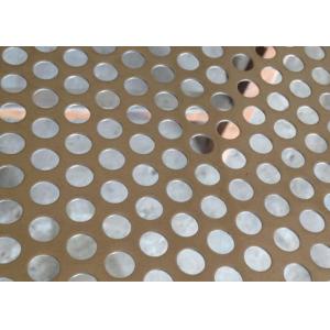 China Food Grade 304 Stainless Steel Perforated Metal Sheet AISI Standard supplier