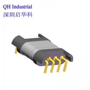 China 4Pin New Zealand Adapter Magnetic Pogo Pin Connector Pogo Pin Header Battery Magnetic Connector Pogo Pin Charging supplier