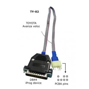 China pogo pin spring load cable to DB44 adapter for TOYOTA avanza repair tools PCB supplier