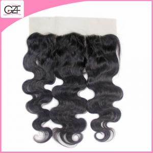 China High Quality Virgin Hair Silk Top Indian Hair 13*4 360 Lace Frontal From Ear To Ear Bleached Knots supplier