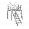 China Anti Slip 100*100*3mm Stand 1000mm Height Industrial Work Platforms wholesale