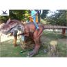 China Life Size Riding Dinosaur For Kids , Animatronic Kids Ride On Dinosaur wholesale