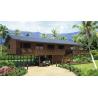 Light Steel Wooden House Bungalow / Luxury Beach Bungalows For Thailand