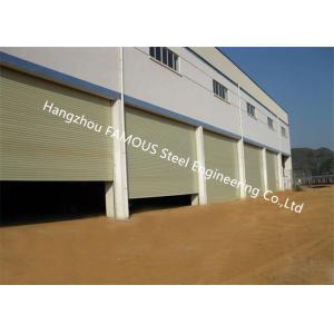 Fire Rated Electric Rolling Shutter Door Exterior Dustproof Roll Up Door For Industry