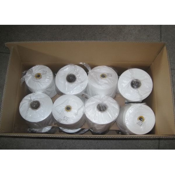 Raw White Polyester Spun Yarn 