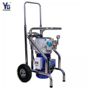 Fireproofing Insulation High Pressure Airless Paint Spray Machine Electric Wheeled