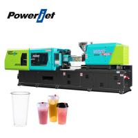 Powerjet Servo Electric Molding Machine 150 Ton For Plastic Milk Tea Cup