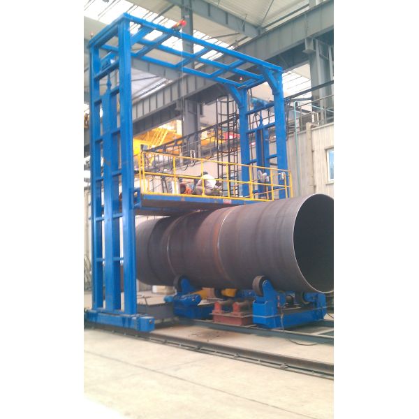 Self Aligned Welding Rotator with 60 Ton Driving Capacity, 6-60m/h Roller Speed, and 100-1000mm/min Rotator Speed for Automated Welding