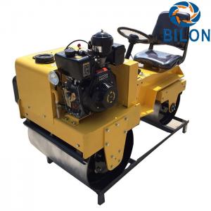 China 6HP 2 Drum Ride - On Vibratory Road Roller Water Tank 15L 700kg supplier